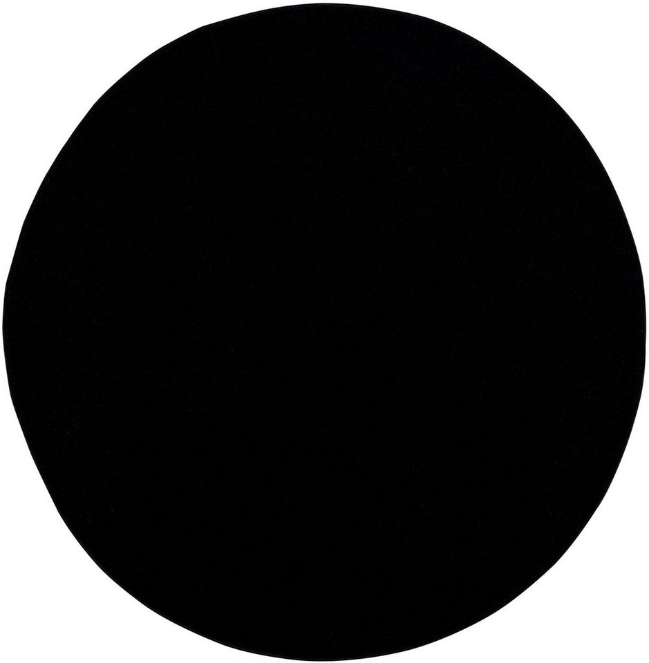 Sanat Teppich UNI, auch als Läufer und Rund, rund, Höhe: 13 mm, robuster Kurzflorteppich, große Farbauswahl, Wohnzimmer, alle Räume – Bild 2 von 5