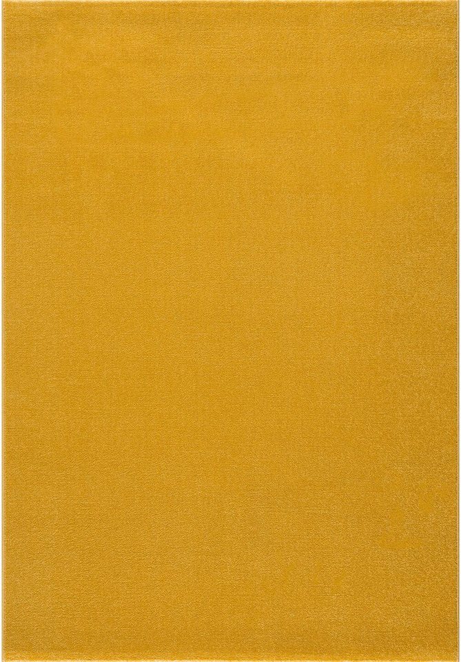 Sanat Teppich UNI, auch als Läufer und Rund, rechteckig, Höhe: 13 mm, robuster Kurzflorteppich, große Farbauswahl, Wohnzimmer, alle Räume – Bild 2 von 5