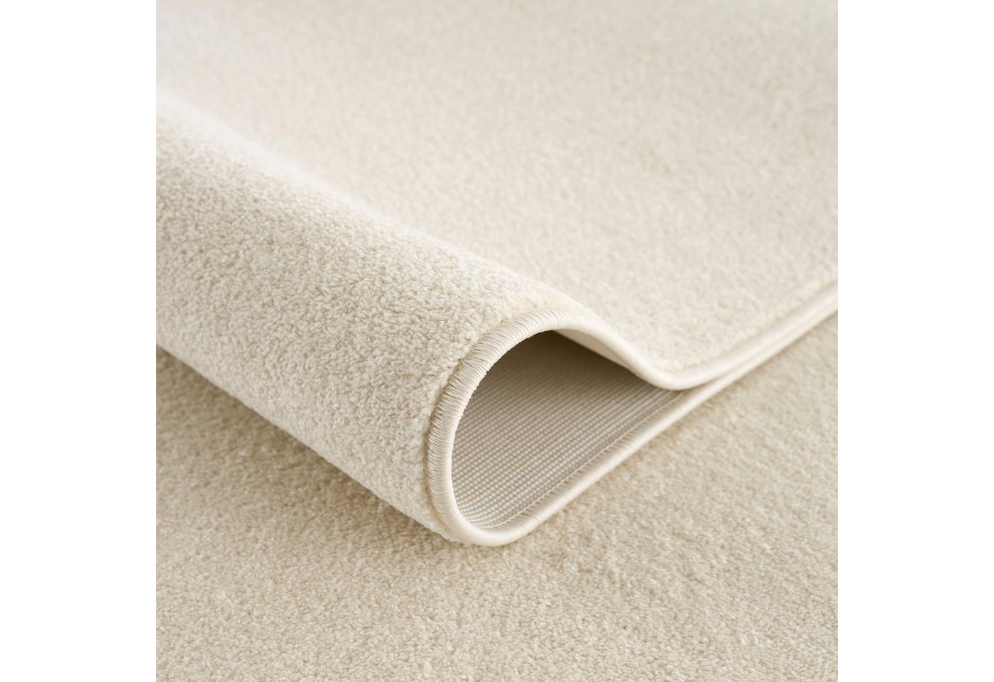 Sanat Teppich UNI, auch als Läufer und Rund, rechteckig, Höhe: 13 mm, robuster Kurzflorteppich, große Farbauswahl, Wohnzimmer, alle Räume – Bild 4 von 5