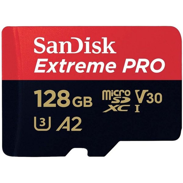 Sandisk SanDisk Extreme PRO microSDXC-Karte 128 GB Class 10, UHS-I, v30 Video Speicherkarte