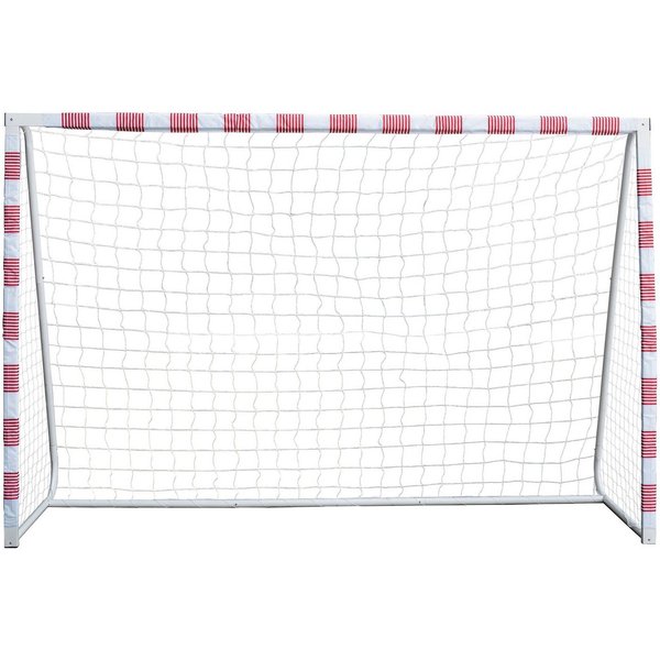 SANDORA Fußballtor Volley XL, Ron-Robert Zieler Edition, 300x200x90, rot/weiß