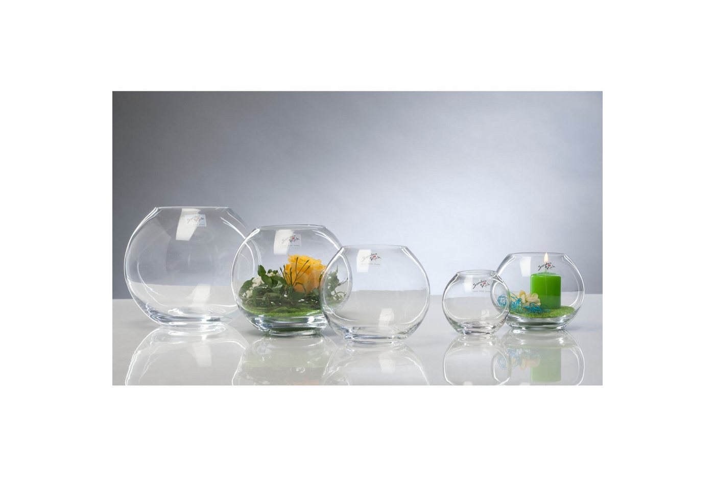 Sandra Rich Kugelvase Globe, Hot Cut – Bild 2 von 2