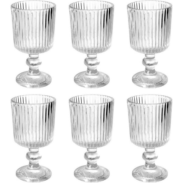 Sandra Rich Teelichthalter Teelichthalter "Kelch" 6er Set. Ø5,5 x 10cm. Windlicht Teelichtglas