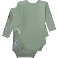 Sanetta 2er-Pack Bodys langarm Dinos
