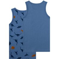 Sanetta 2er-Pack Unterhemden Dinos
