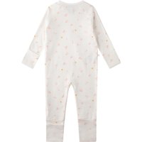 Sanetta Schlafoverall mit Klappfuß Blumen