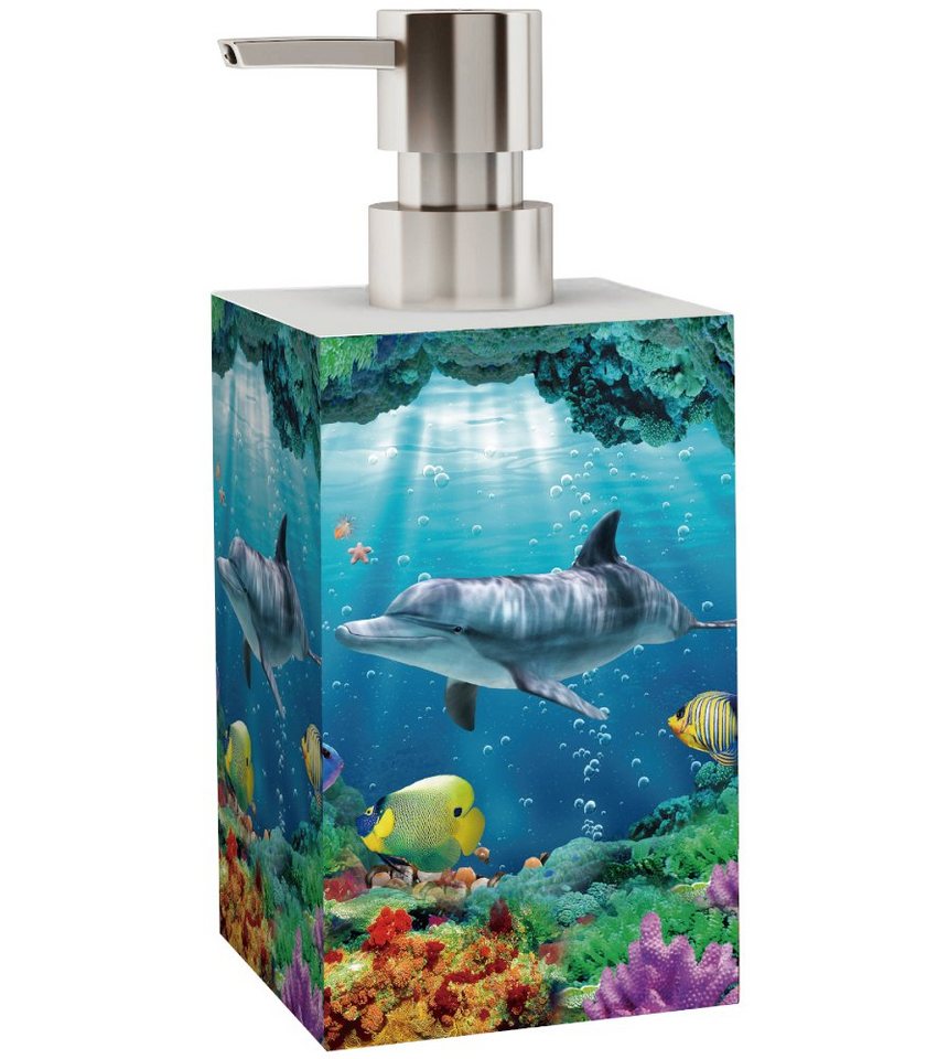 Sanilo Badaccessoire-Set mit Motiv, viele schöne Seifenspender und WC Bürsten zur Auswahl, Klobürste mit auswechselbaren Bürstenkopf, 2 tlg., 2-tlg., Desinfekti – Bild 3 von 5