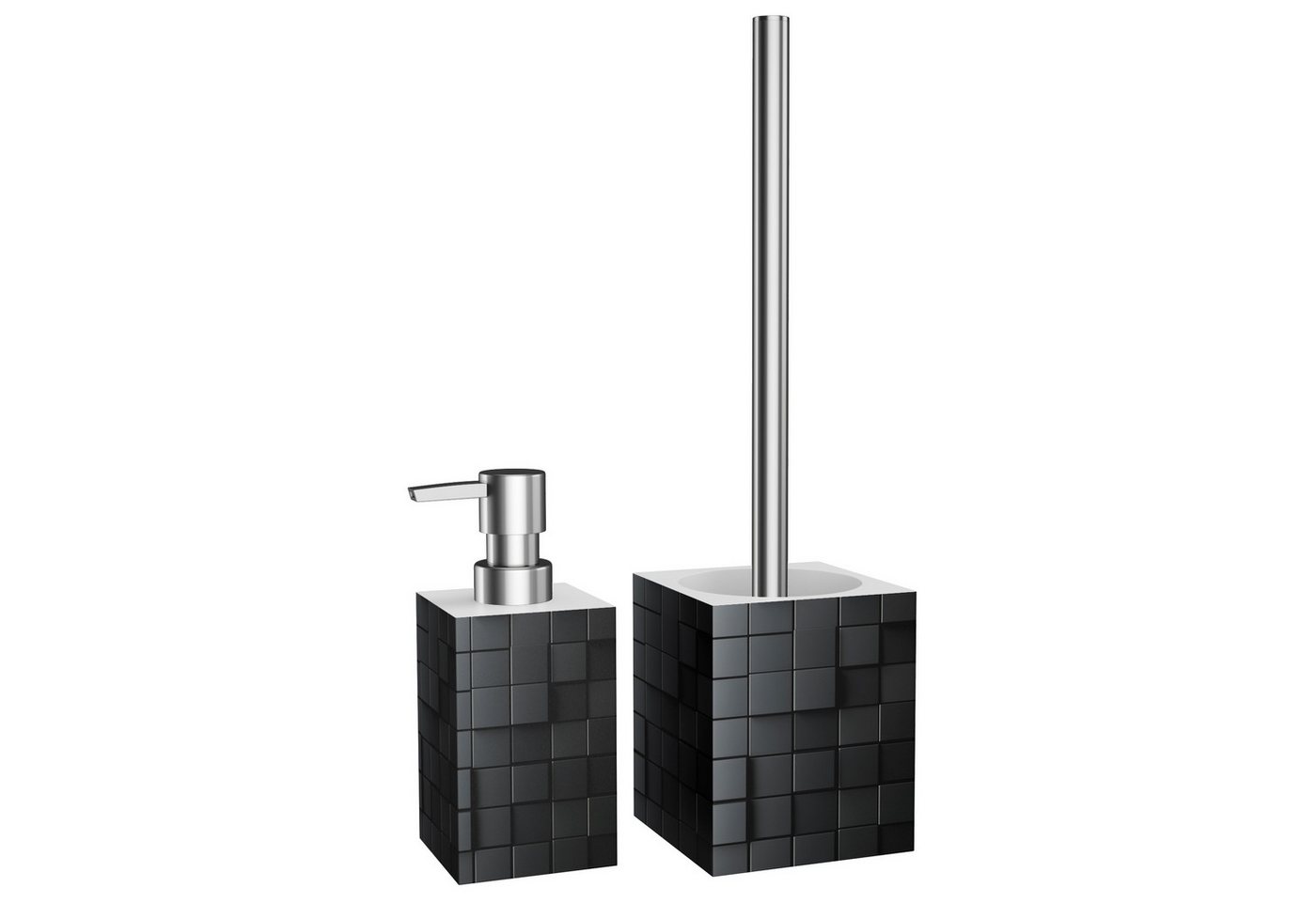 Sanilo Badaccessoire-Set mit Motiv, viele schöne Seifenspender und WC Bürsten zur Auswahl, Klobürste mit auswechselbaren Bürstenkopf, 2 tlg., 2-tlg., Desinfekti – Bild 2 von 5