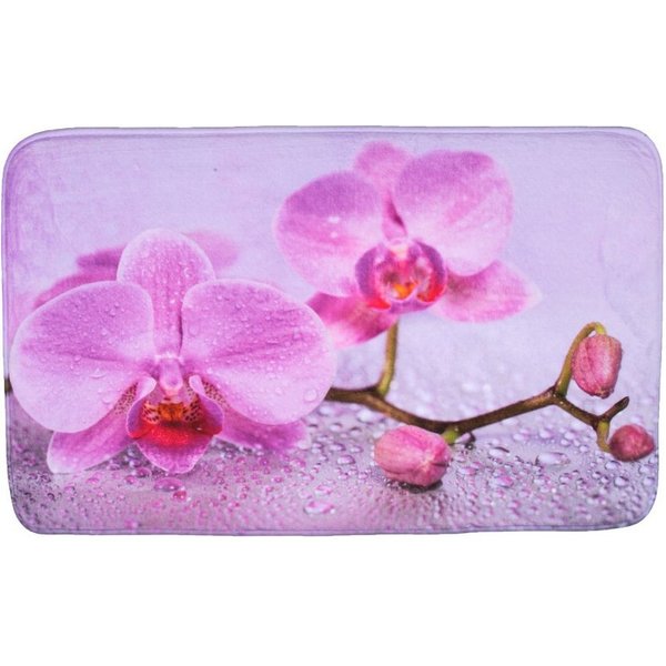 Sanilo Badematte Blooming, rutschhemmend, waschbar, schnelltrocknend, Polyester, rechteckig, sehr weich, hochwertig & modern, 50 x 80 cm oder 70 x 110 cm