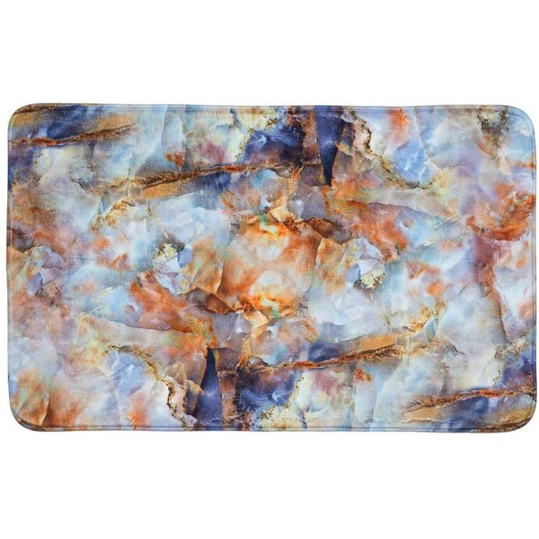 Sanilo Badematte Marmor Braun, rutschhemmend, waschbar, schnelltrocknend, Polyester, rechteckig, sehr weich, hochwertig & modern, 50 x 80 cm oder 70 x 110 cm