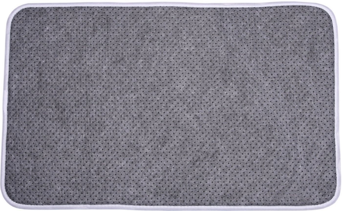 Sanilo Badematte Rosen, 50 x 80 cm, sehr weich, rutschfest, waschbar und schnelltrocknend, Polyester – Bild 4 von 5