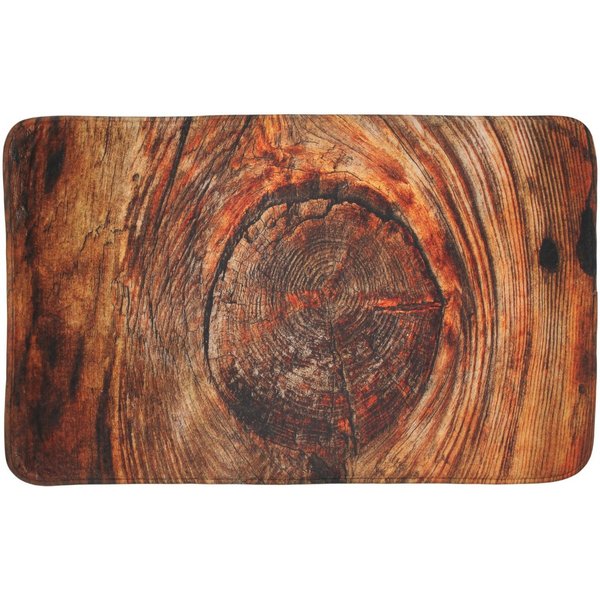 Sanilo Badematte Rustikal, 50 x 80 cm, sehr weich, rutschfest, waschbar und schnelltrocknend, 100% Polyester