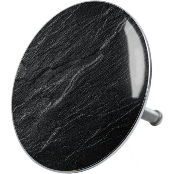 Sanilo Badewannenstöpsel Granit, Ø 7.2 cm, hochwertig, universell, mit Motiv, 100% wasserdicht