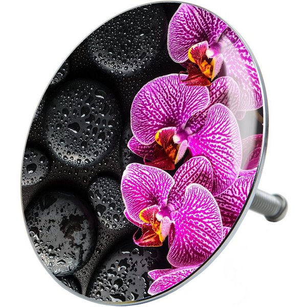 Sanilo Badewannenstöpsel Madeira, Ø 7.2 cm, hochwertig, universell, mit Motiv, 100% wasserdicht