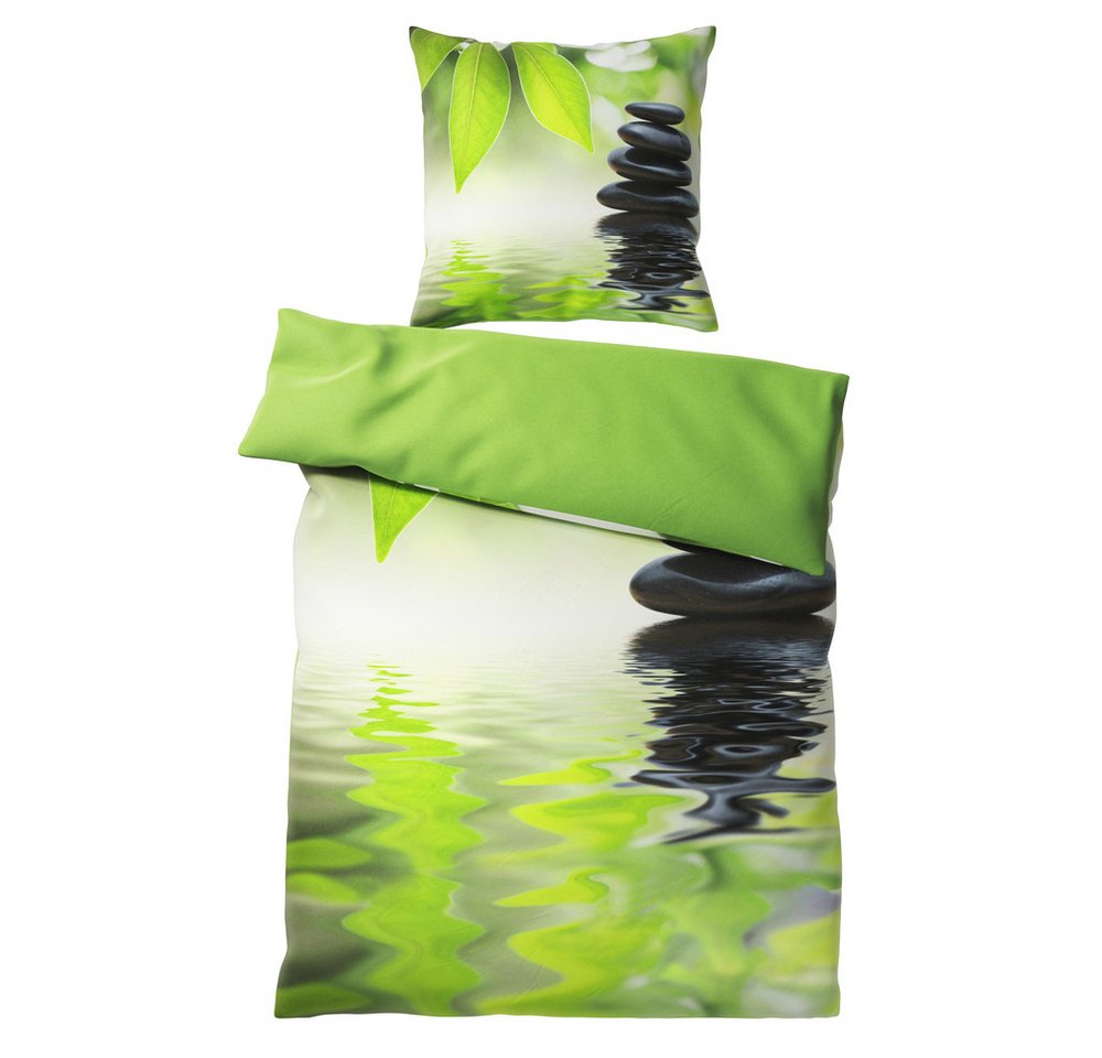 Sanilo Bettwäsche 135x200 cm, viele moderne Motiv Bettbezüge, Bettbezug und Kissenbezug, Baumwolle, mit Reißverschluss, OEKO-TEX Standard 100 – Bild 2 von 5