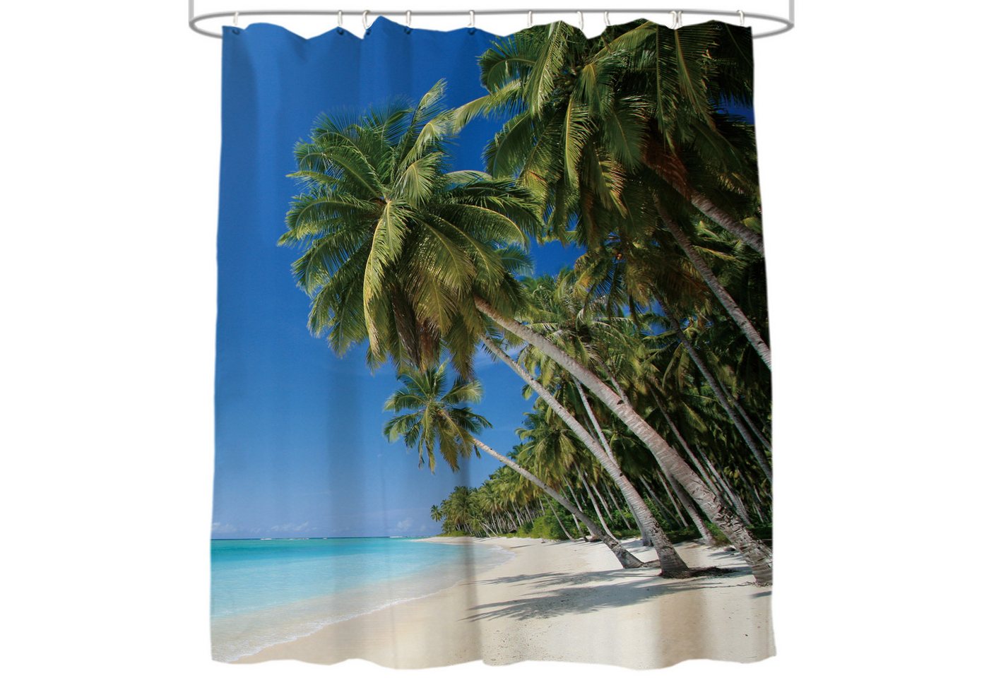 Sanilo Duschvorhang 180 x 200 cm, viele schöne Duschvorhänge zur Auswahl Breite 180 cm, 100% wasserdicht, Anti-Schimmel-Effekt, hochwertige Qualität – Bild 2 von 5