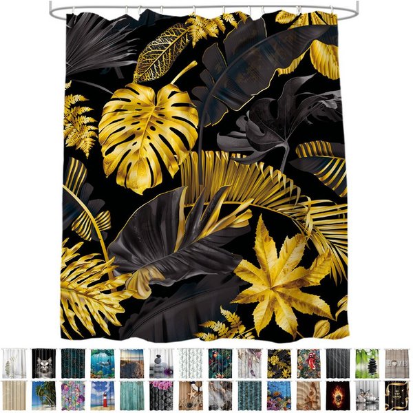 Sanilo Duschvorhang 180 x 200 cm, viele schöne Duschvorhänge zur Auswahl Breite 180 cm, 100% wasserdicht, Anti-Schimmel-Effekt, hochwertige Qualität