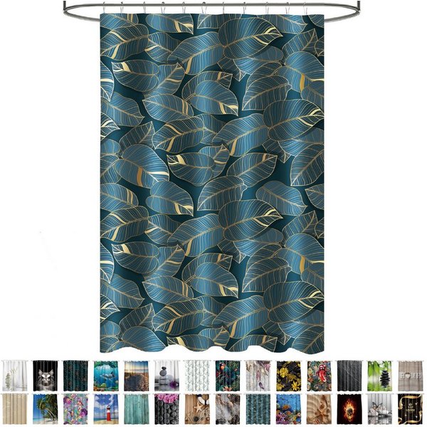 Sanilo Duschvorhang 180 x 200 cm, viele schöne Duschvorhänge zur Auswahl Breite 180 cm, 100% wasserdicht, Anti-Schimmel-Effekt, hochwertige Qualität