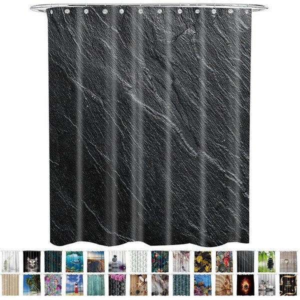Sanilo Duschvorhang 180 x 200 cm, viele schöne Duschvorhänge zur Auswahl Breite 180 cm, 100% wasserdicht, Anti-Schimmel-Effekt, hochwertige Qualität