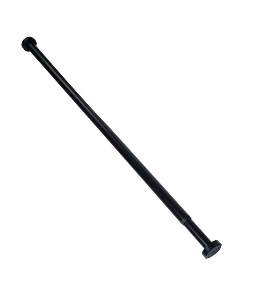 Sanilo Duschvorhangstange 90 - 160 cm oder 120 - 220 cm in schwarz, gold, weiß, chrom, Ø 28 mm, ausziehbar, Klemmstange, geklemmt, Aluminium, einfache Montage o – Bild 2 von 5
