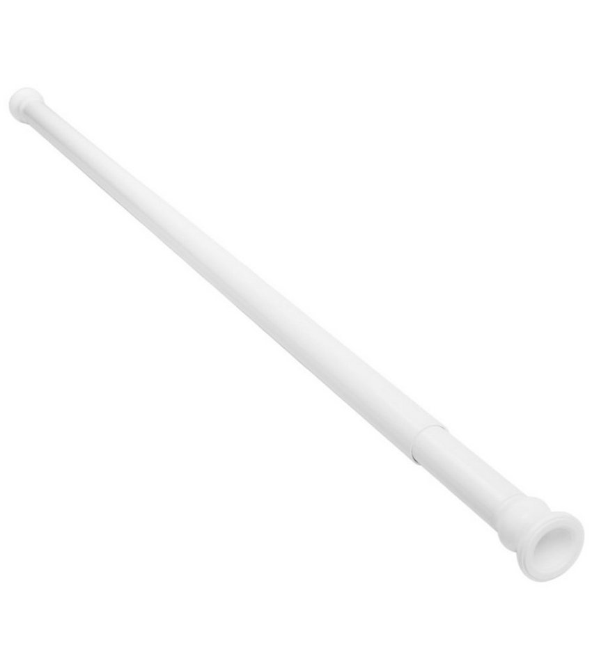 Sanilo Duschvorhangstange 90 - 160 cm oder 120 - 220 cm in schwarz, gold, weiß, chrom, Ø 28 mm, ausziehbar, Klemmstange, geklemmt, Aluminium, einfache Montage o – Bild 2 von 5