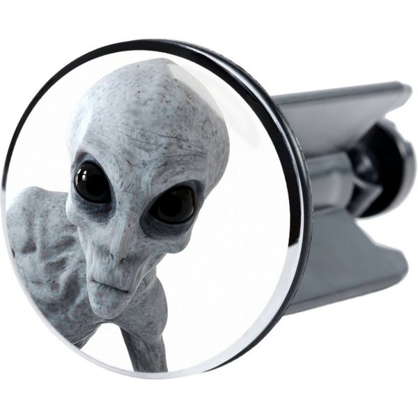 Sanilo Waschbeckenstöpsel Alien, Ø 4.0 cm, hochwertig, universell, mit Motiv, 100% wasserdicht
