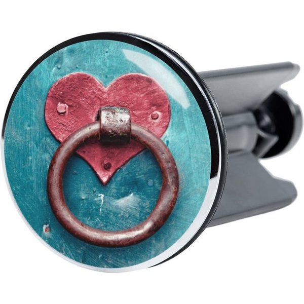 Sanilo Waschbeckenstöpsel Knocker, Ø 4.0 cm, hochwertig, universell, mit Motiv, 100% wasserdicht
