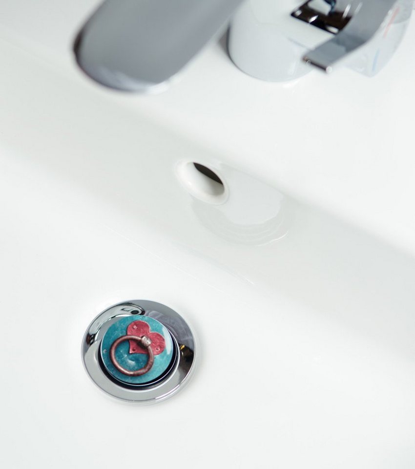 Sanilo Waschbeckenstöpsel Knocker, Ø 4.0 cm, hochwertig, universell, mit Motiv, 100% wasserdicht – Bild 3 von 3