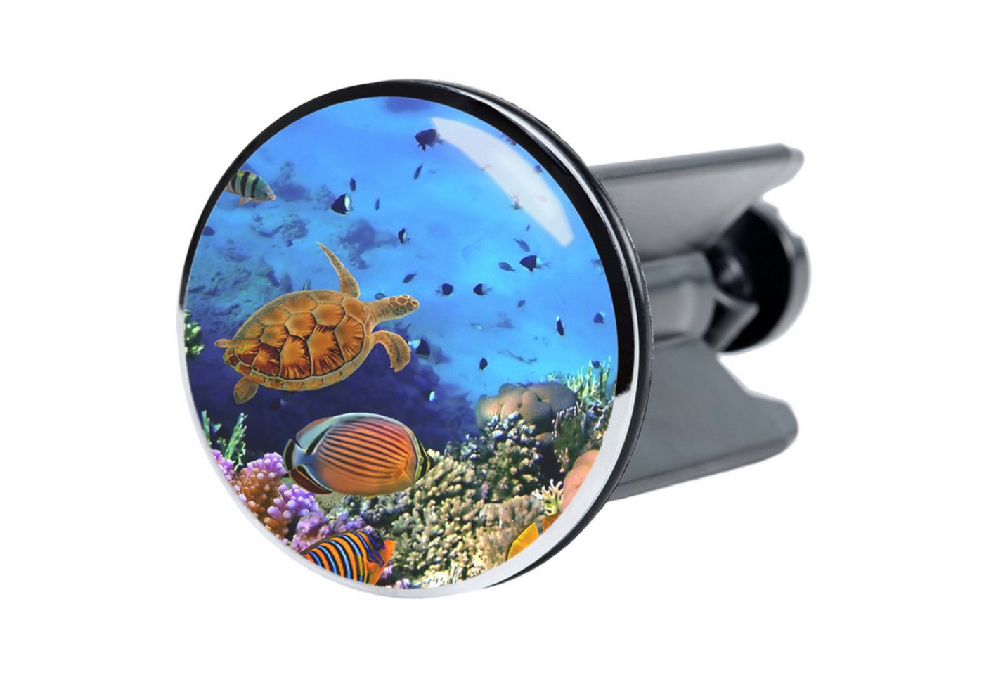 Sanilo Waschbeckenstöpsel mit Motiv, viele schöne Abflussstöpsel zur Auswahl, Ø 4 cm, hochwertig, universell, 100% wasserdicht – Bild 2 von 5
