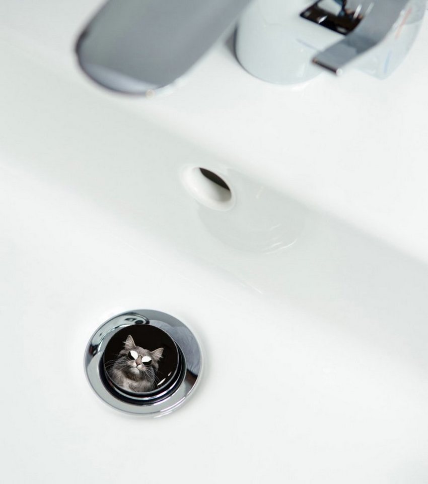 Sanilo Waschbeckenstöpsel mit Motiv, viele schöne Abflussstöpsel zur Auswahl, Ø 4 cm, hochwertig, universell, 100% wasserdicht – Bild 3 von 5