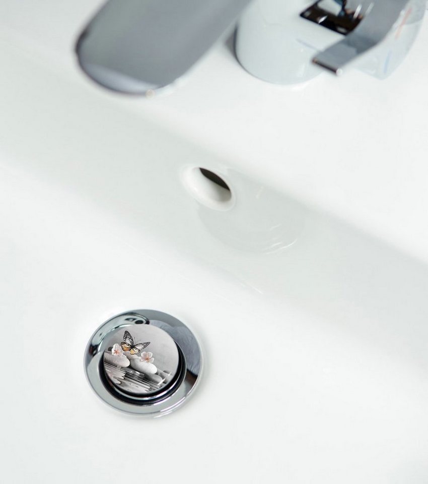 Sanilo Waschbeckenstöpsel mit Motiv, viele schöne Abflussstöpsel zur Auswahl, Ø 4 cm, hochwertig, universell, 100% wasserdicht – Bild 3 von 5