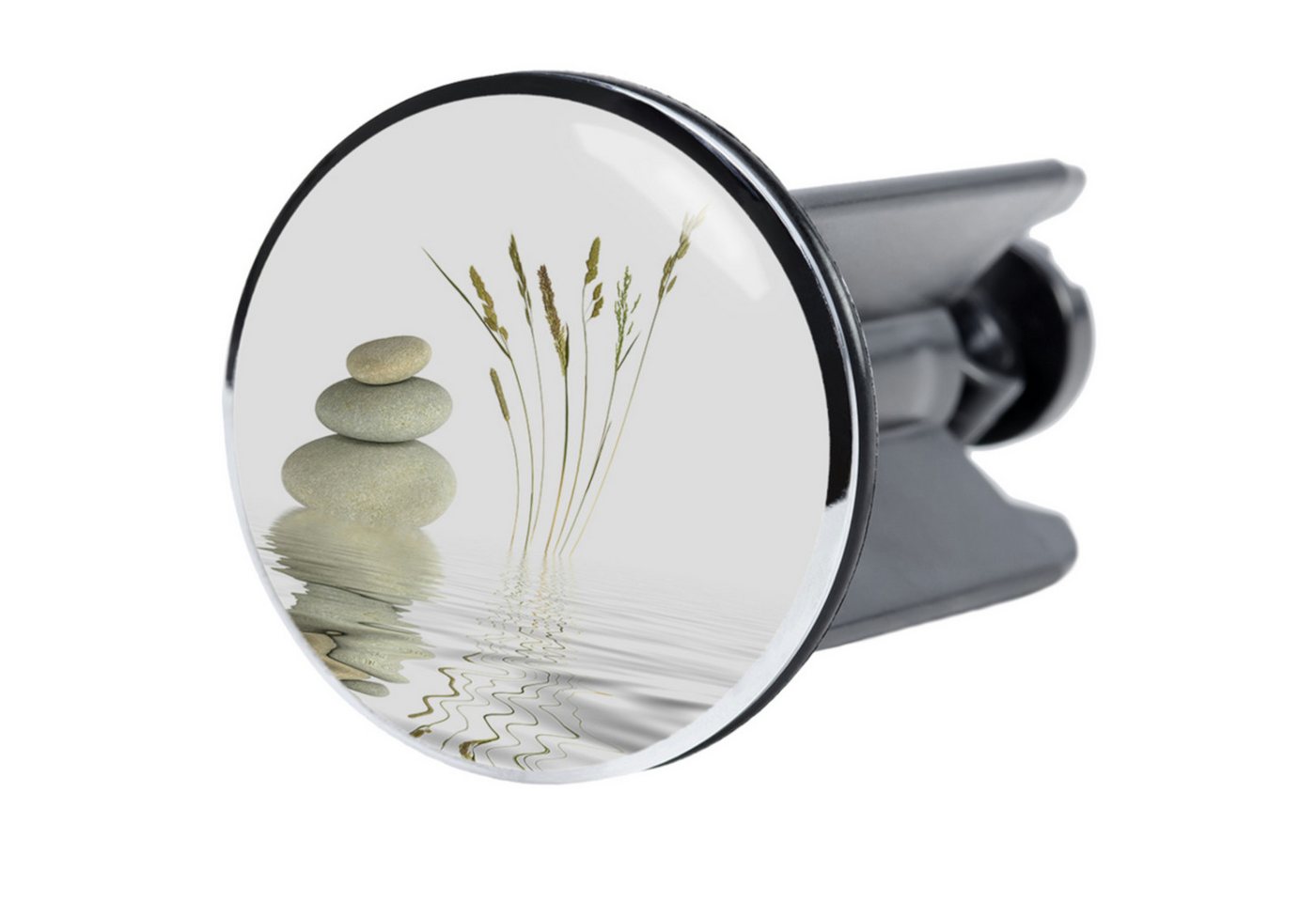 Sanilo Waschbeckenstöpsel mit Motiv, viele schöne Abflussstöpsel zur Auswahl, Ø 4 cm, hochwertig, universell, 100% wasserdicht – Bild 2 von 5