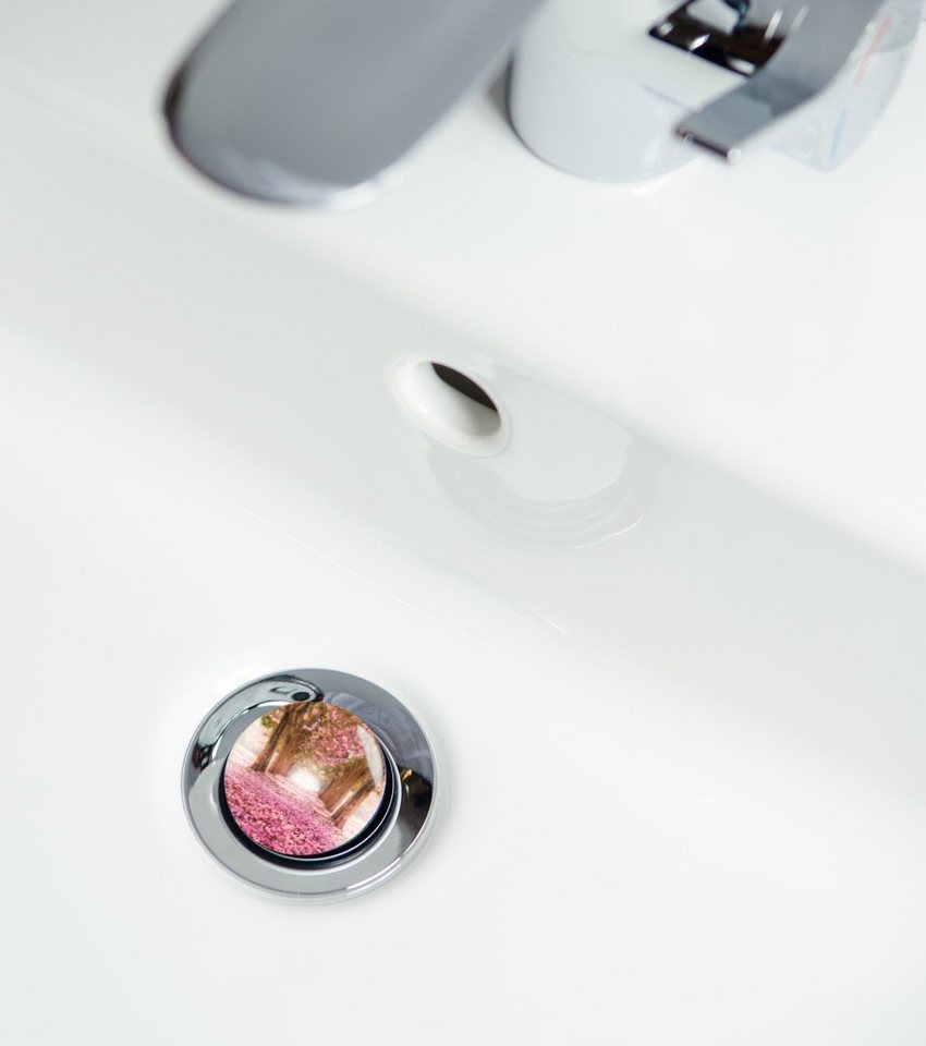 Sanilo Waschbeckenstöpsel Romantik, Ø 4.0 cm, hochwertig, universell, mit Motiv, 100% wasserdicht – Bild 3 von 3