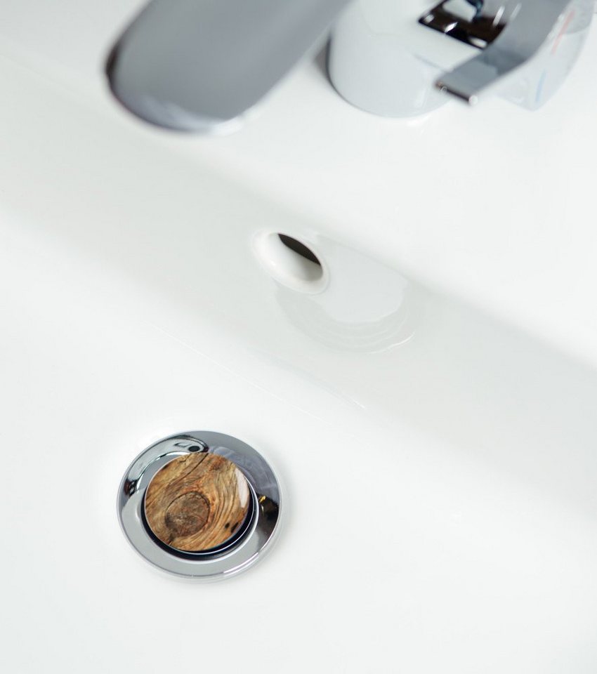 Sanilo Waschbeckenstöpsel Rustikal, Ø 4.0 cm, hochwertig, universell, mit Motiv, 100% wasserdicht – Bild 3 von 3