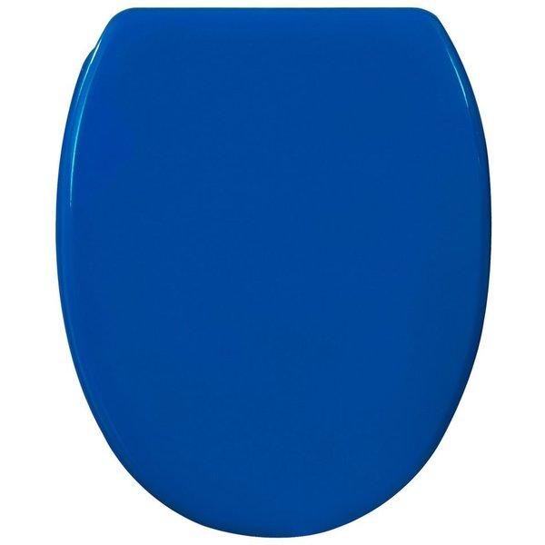 Sanilo WC-Sitz Blau mit Absenkautomatik & Quick Release, Premium Toilettendeckel, abnehmbar, leichte Montage von oben