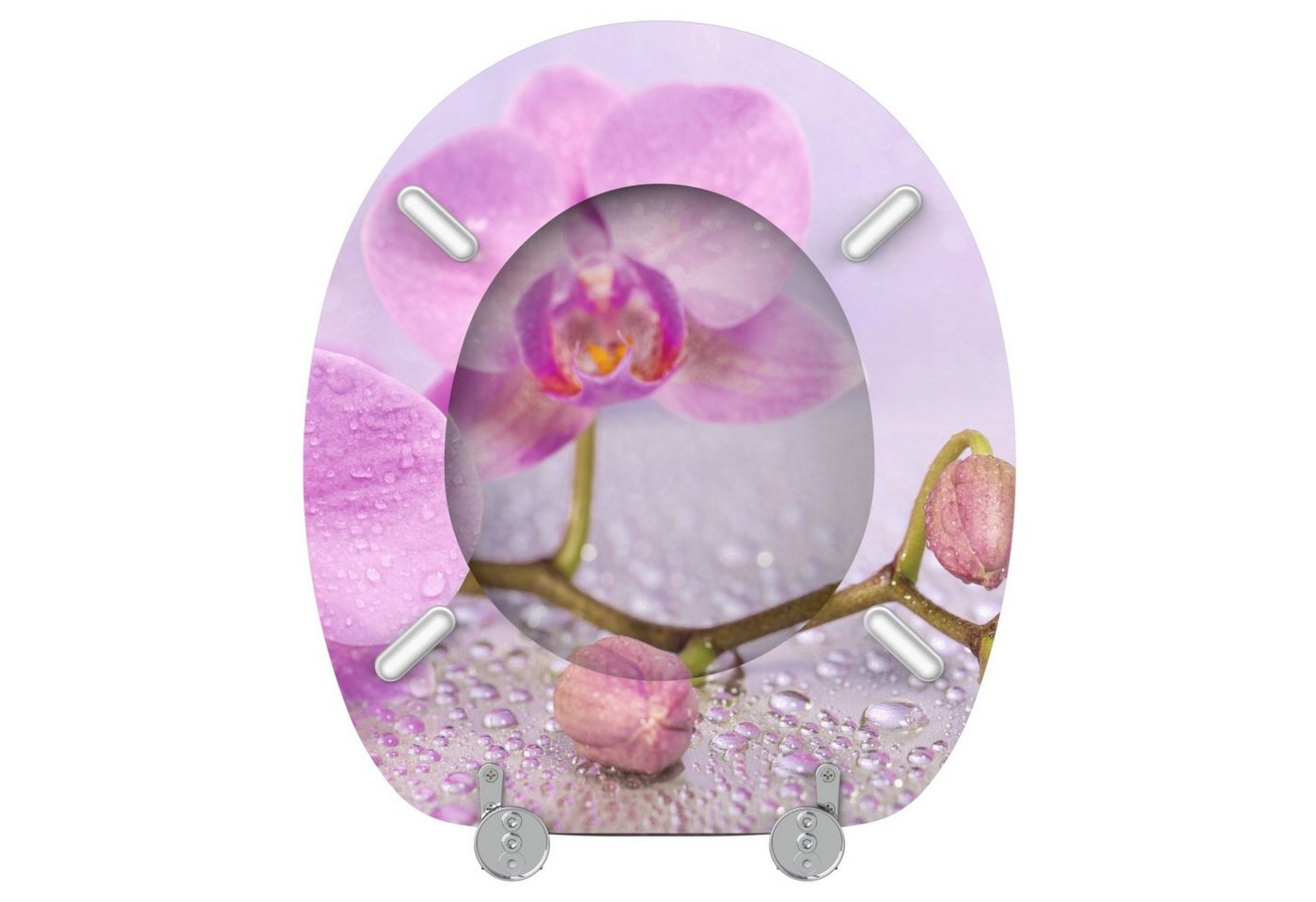 Sanilo WC-Sitz Blooming, universell, leichte Montage, hochwertig & modern – Bild 5 von 5