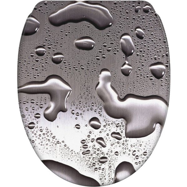 Sanilo WC-Sitz Dewdrop mit Absenkautomatik & Quick Release, Premium Toilettendeckel, abnehmbar, leichte Montage von oben