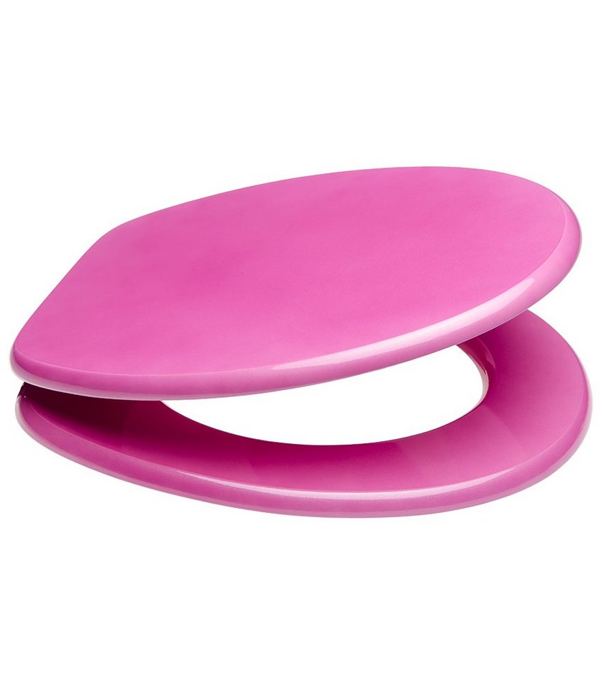 Sanilo WC-Sitz Glitzer Pink, universell, leichte Montage, hochwertig & modern – Bild 4 von 5