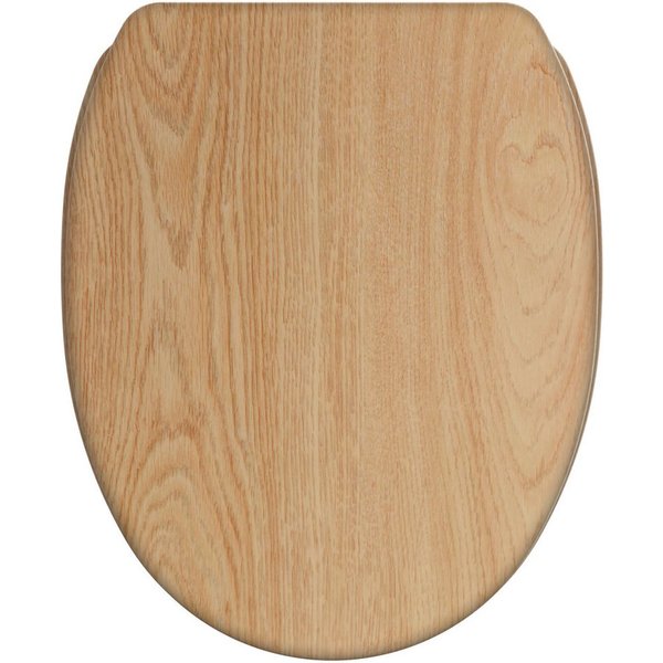 Sanilo WC-Sitz Holz mit Absenkautomatik & Quick Release, Premium Toilettendeckel, abnehmbar, leichte Montage von oben