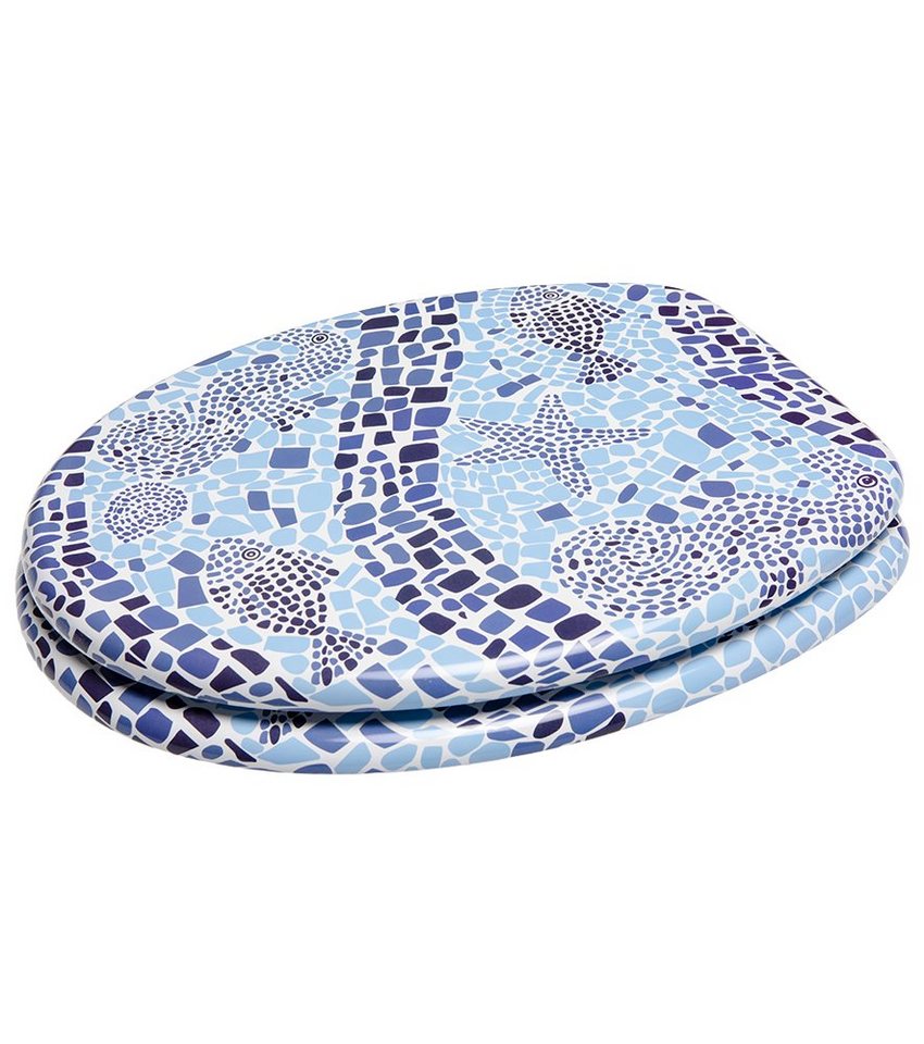 Sanilo WC-Sitz Mosaic World, universell, leichte Montage, hochwertig & modern – Bild 2 von 5