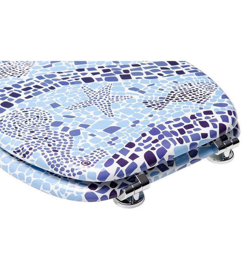 Sanilo WC-Sitz Mosaic World, universell, leichte Montage, hochwertig & modern – Bild 5 von 5