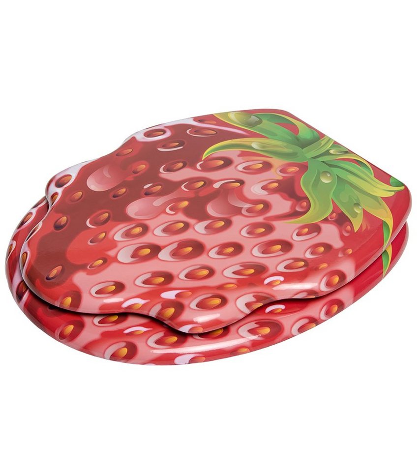 Sanilo WC-Sitz Strawberry, universell, leichte Montage, hochwertig & modern – Bild 2 von 5