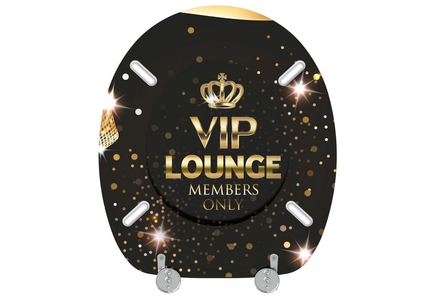 Sanilo WC-Sitz VIP Lounge, universell, leichte Montage, hochwertig & modern – Bild 5 von 5