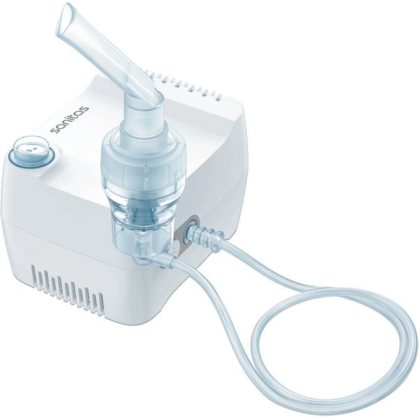 Sanitas Inhalator Inhalator Vernebler SIH 09 Kompressor Druckluft Technologie Netz, für leise Inhalation