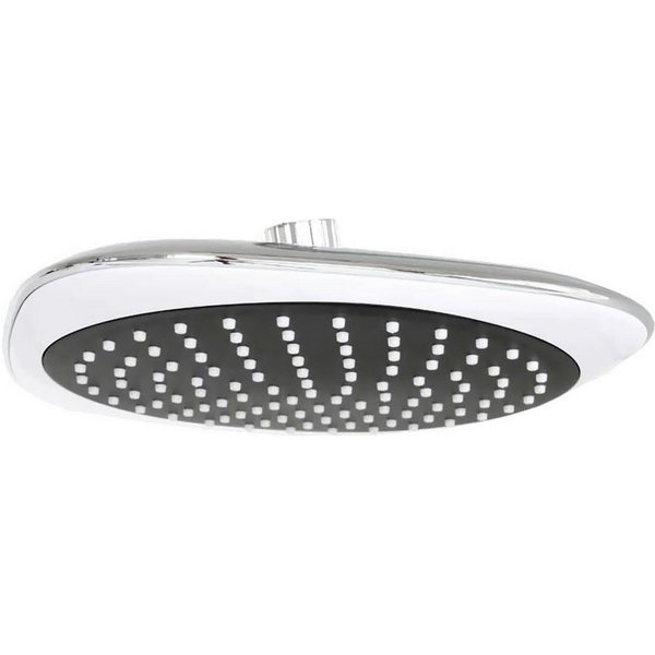 Sanlingo Duschbrause 20x20 cm Regenbrause eckig Duschkopf Schwarz Weiss Chrome Brausekopf