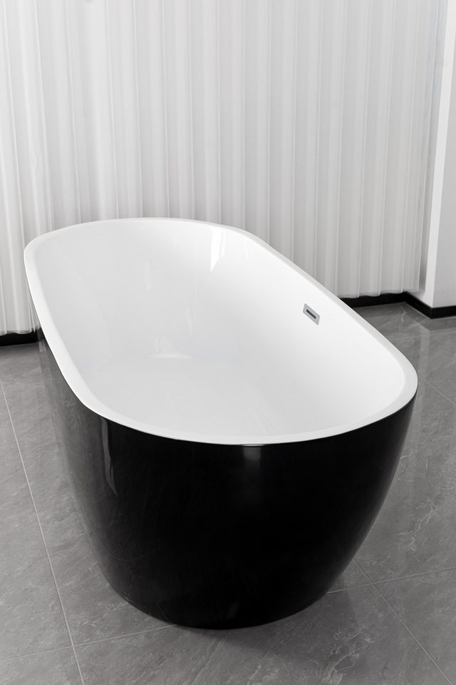 Sanotechnik Badewanne CUBA, 175x80x61cm, aus Acryl – Bild 4 von 5
