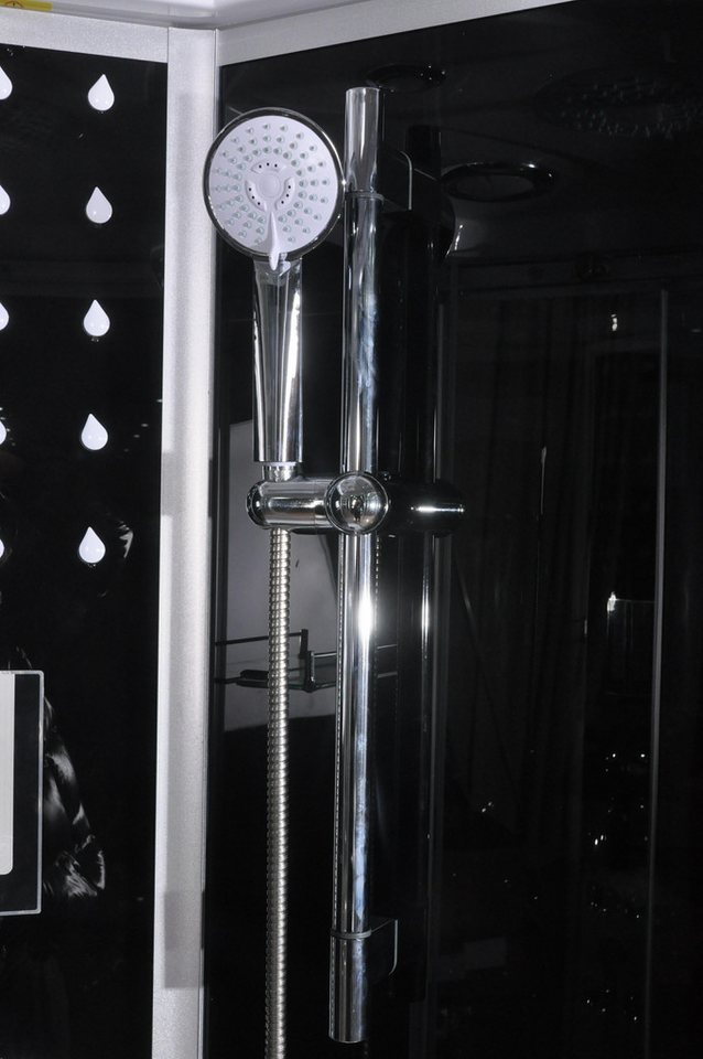 Sanotechnik Komplettdusche Milano, BxT: 90x90 cm, Sicherheitsglas, 1-tlg., Viertelkreisdusche – Bild 3 von 5