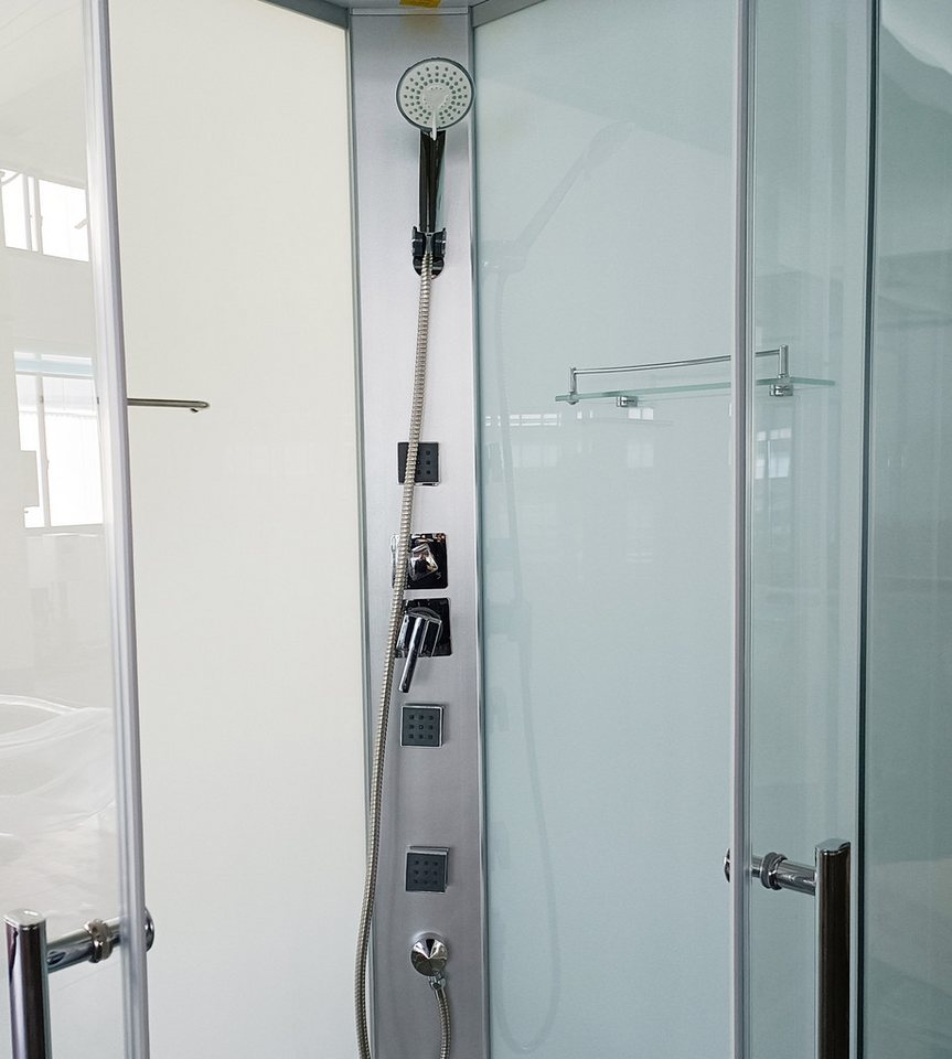 Sanotechnik Komplettdusche Twist, BxT: 80x80 cm, Einscheibensicherheitsglas – Bild 3 von 4