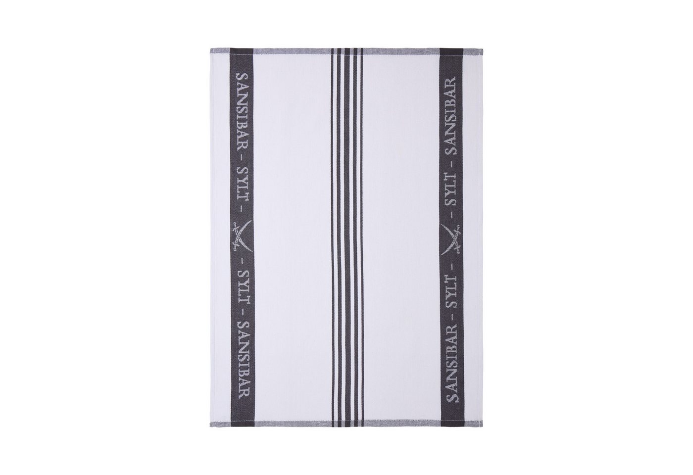 Sansibar Sylt Geschirrtuch Geschirrtücher-Set, 3-tlg, 50x70 cm, 100% Baumwolle, Premium Qualität, (Set, 3x Geschirrtuch, 50x70 cm, zwei verschiedene Designs), J – Bild 3 von 5