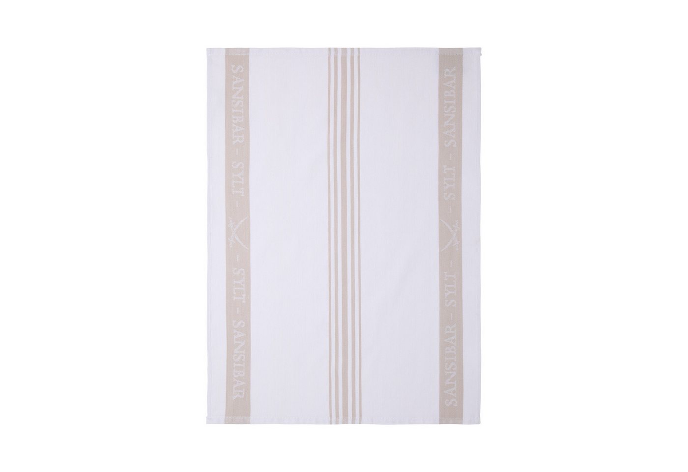 Sansibar Sylt Geschirrtuch Geschirrtücher-Set, 3-tlg, 50x70 cm, 100% Baumwolle, Premium Qualität, (Set, 3x Geschirrtuch, 50x70 cm, zwei verschiedene Designs), J – Bild 3 von 5